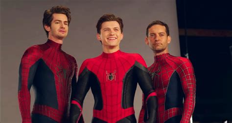 spidey bulge|Andrew Garfield, Tom Holland and Tobey Maguire 'compared .